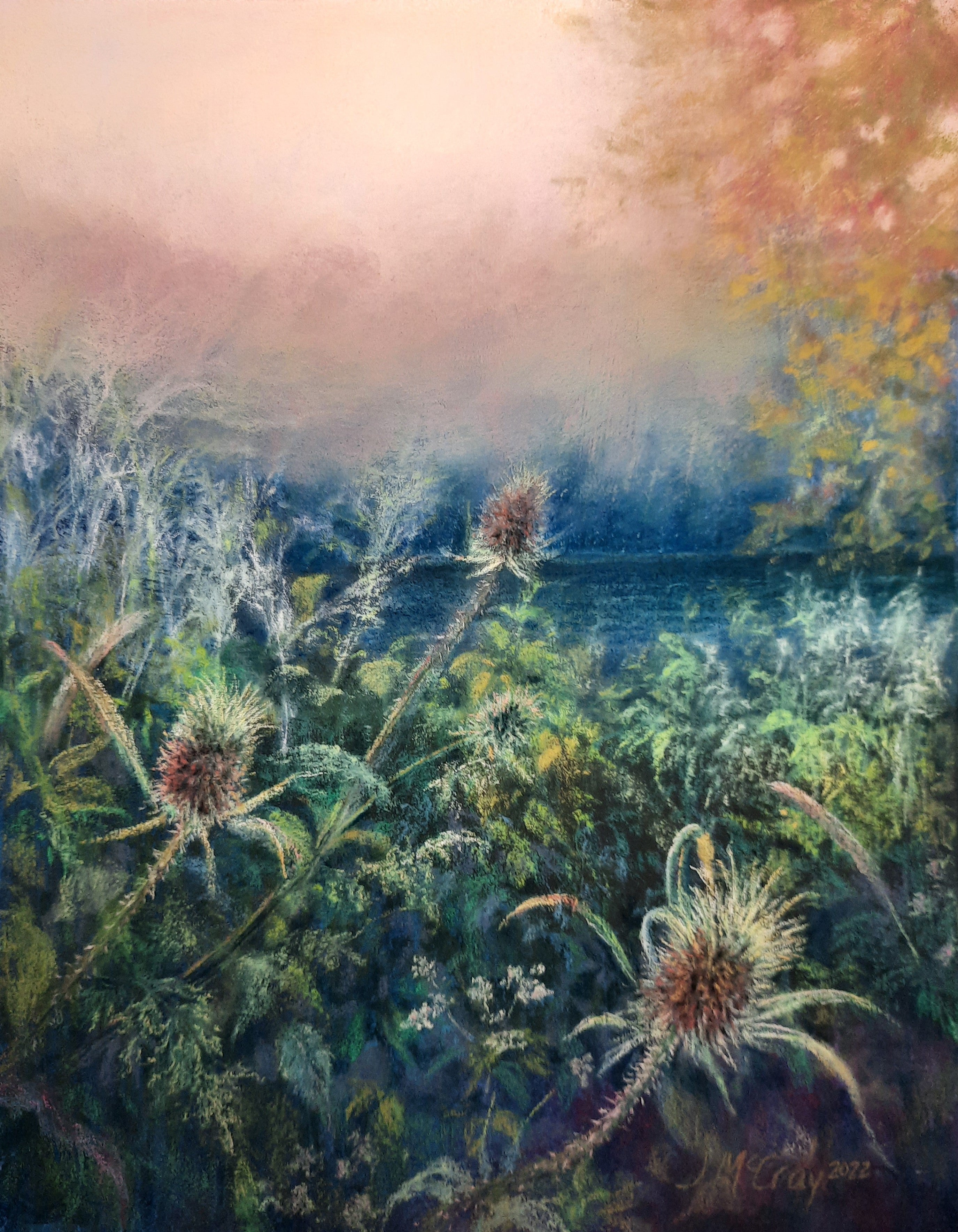 Thistles Riverside – Painted Finch Gallery